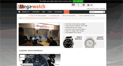 Desktop Screenshot of mega-watch.com